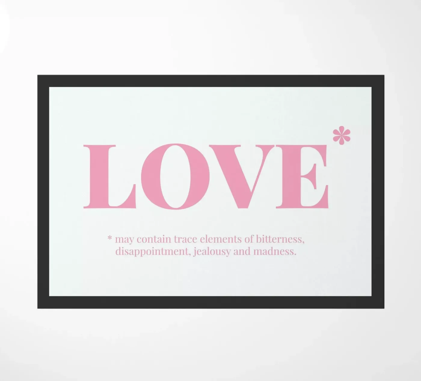 Love deurmat van Chris Wharton