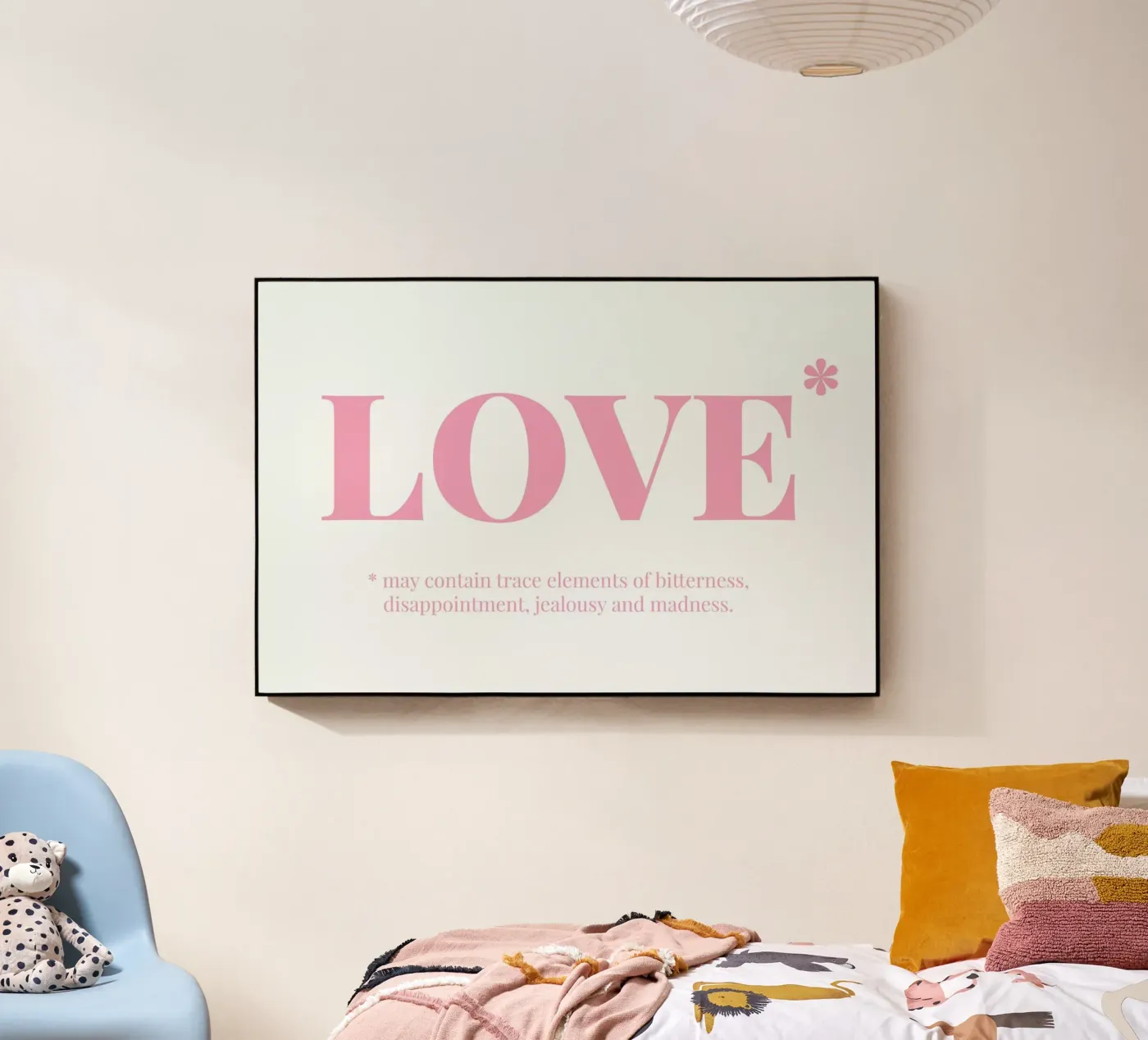 Love Acryl-Glas von Chris Wharton