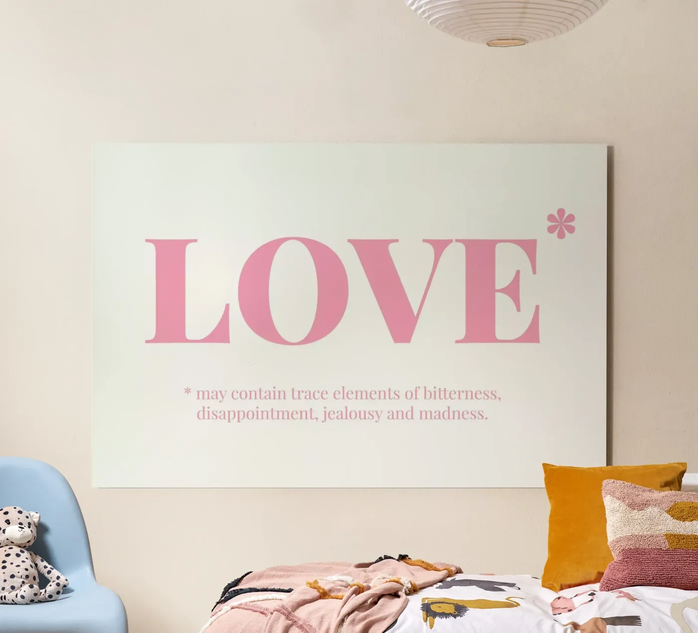 Love alluminio dibond da Chris Wharton