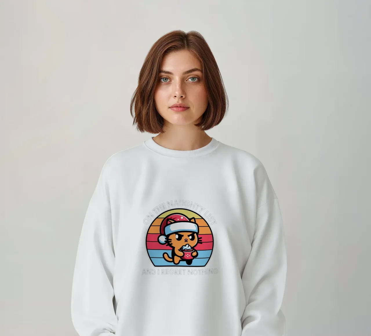 on the naughty list and i regret nothing felpa da edsonramosart