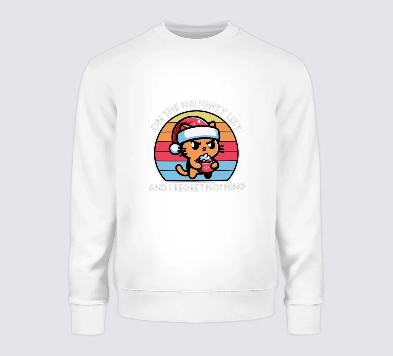 on the naughty list and i regret nothing sudadera de edsonramosart