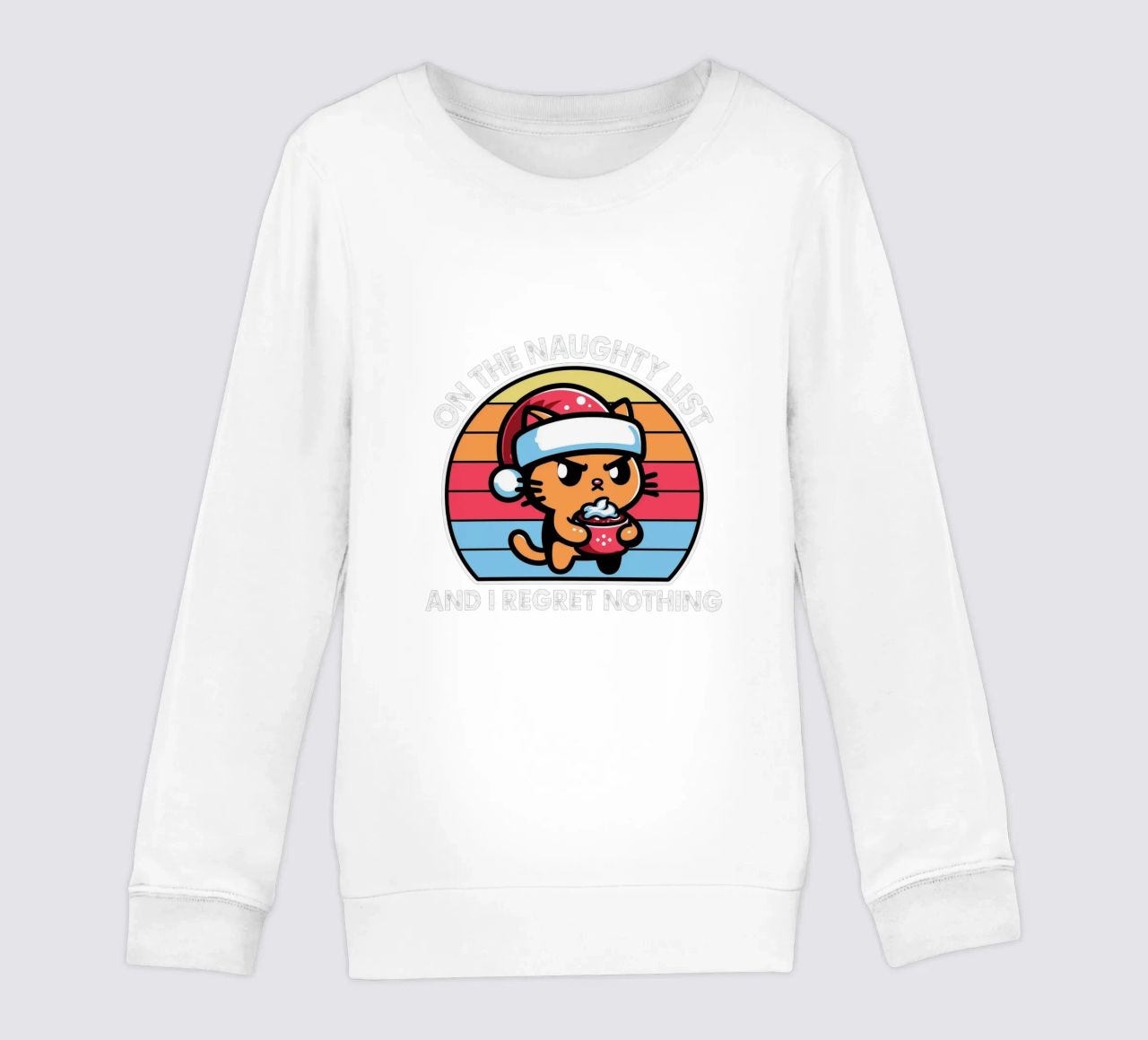 on the naughty list and i regret nothing felpa bambino da edsonramosart