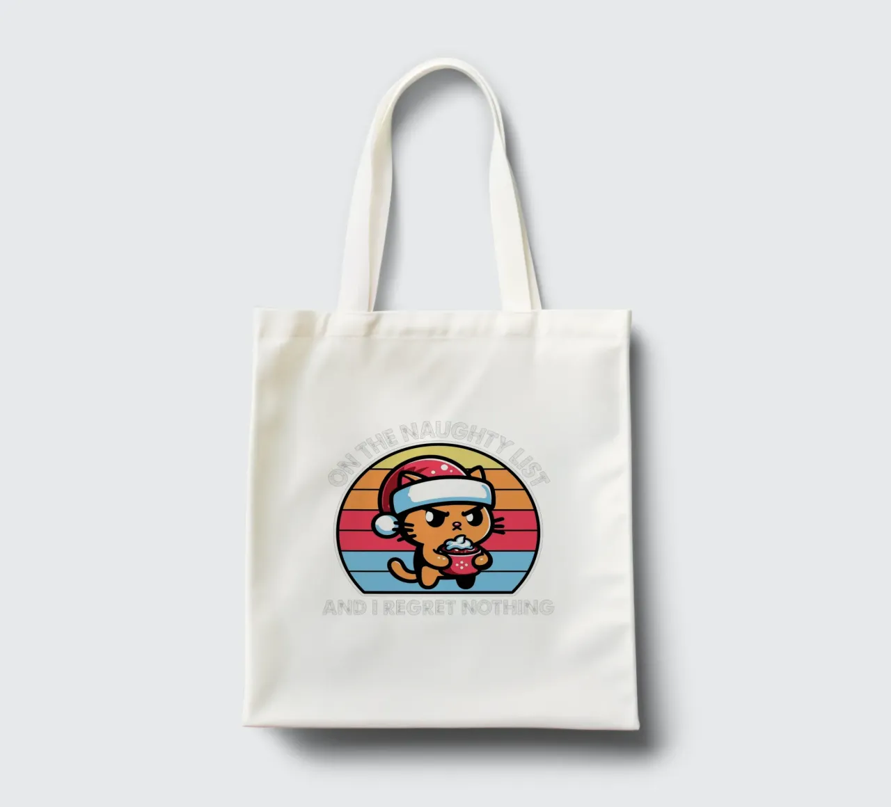 on the naughty list and i regret nothing borsa in juta da edsonramosart