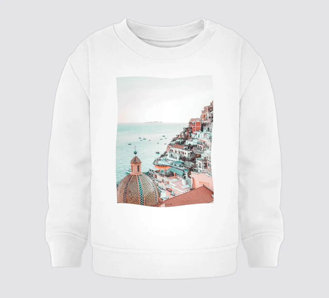 Positano vue sur la côte - Idylle italienne sweat pour bébé de Whole©