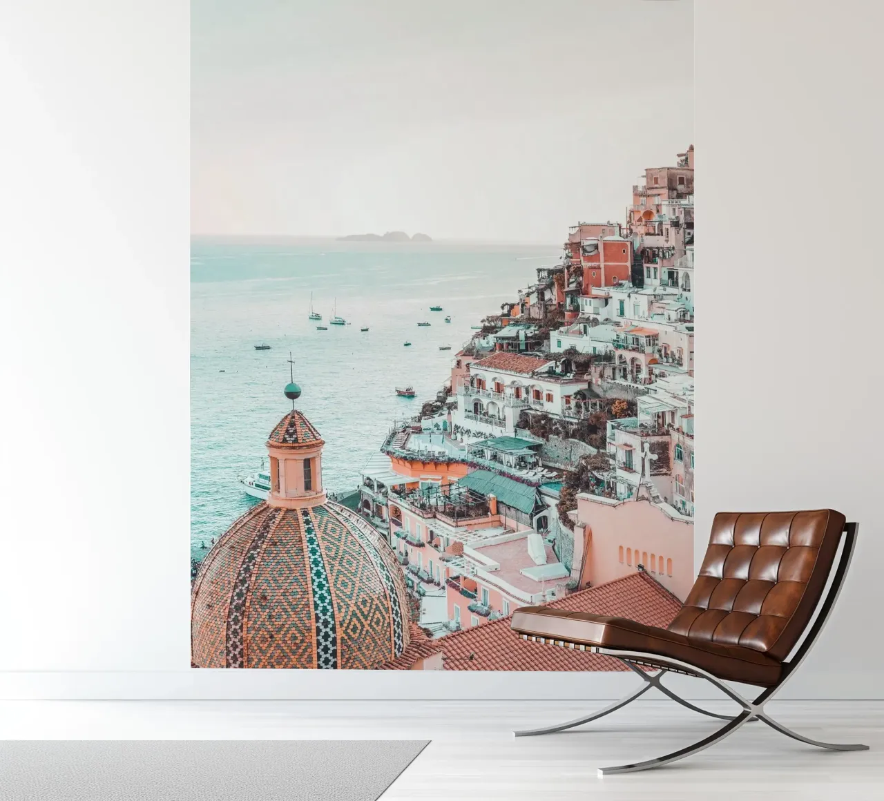 Positano coastal view - Italian idyll photo wallpaper by Whole©