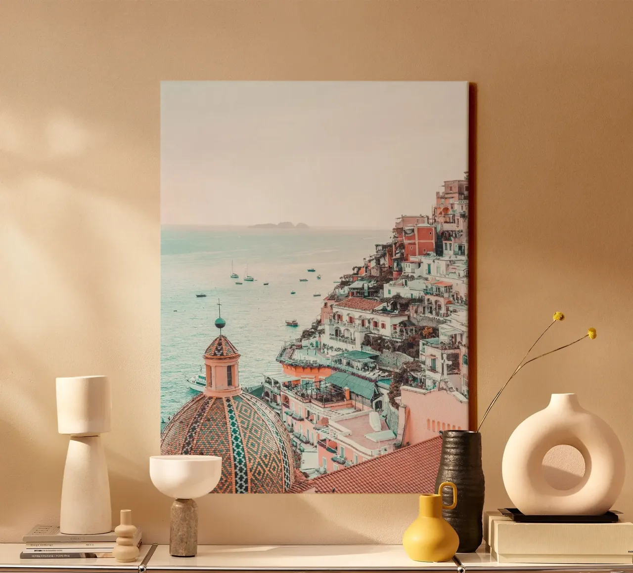 Positano coastal view - Italian idyll canvas by Whole©