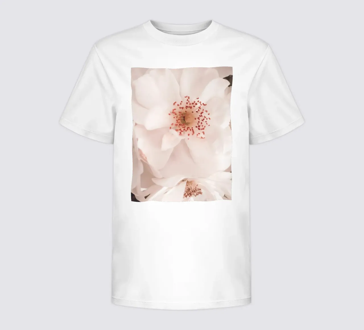 Delicate floral splendour - elegant natural details kids t-shirt by Whole©