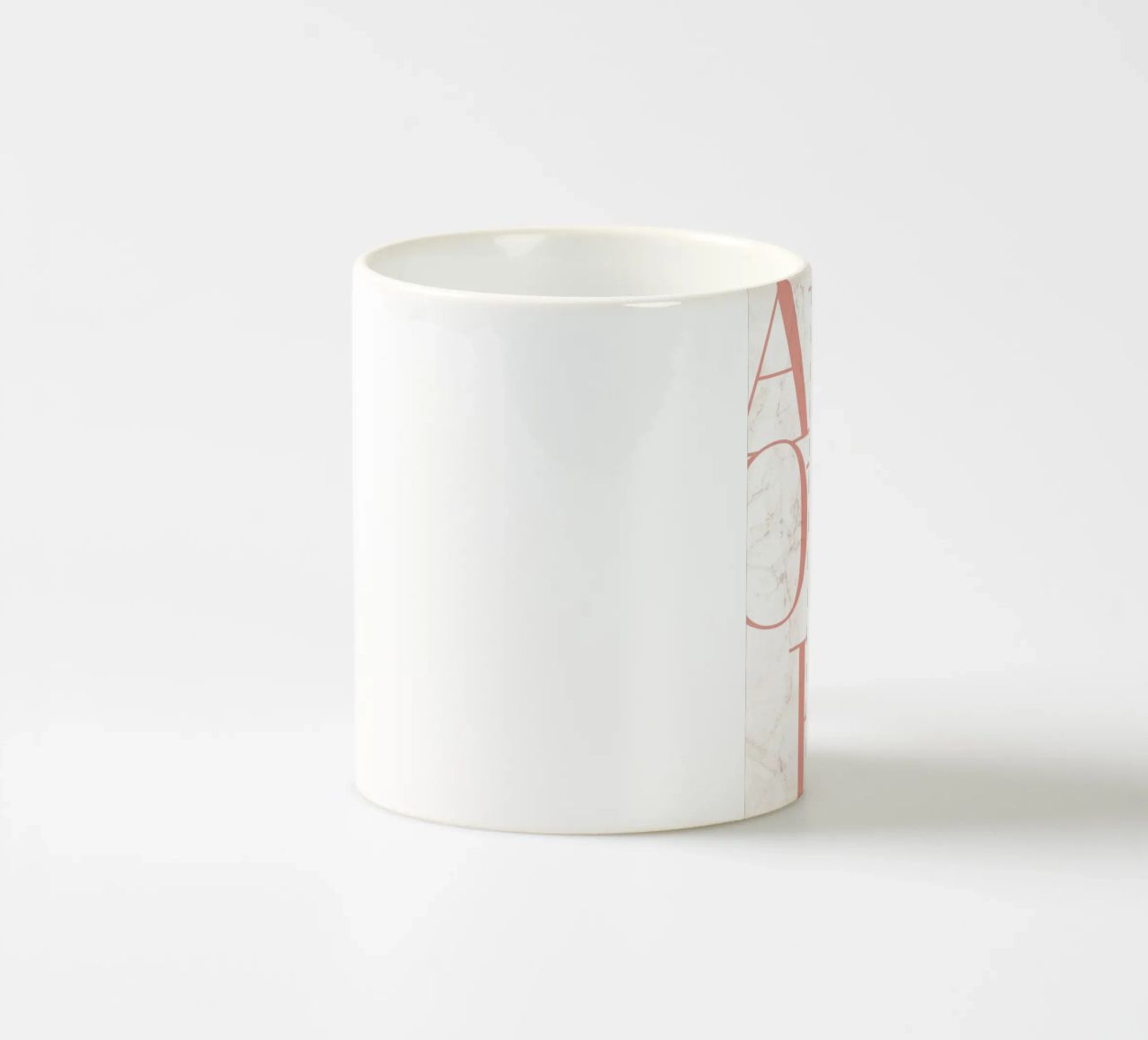 Amore - Elegante tipografia su marmo tazza in ceramica da Whole©