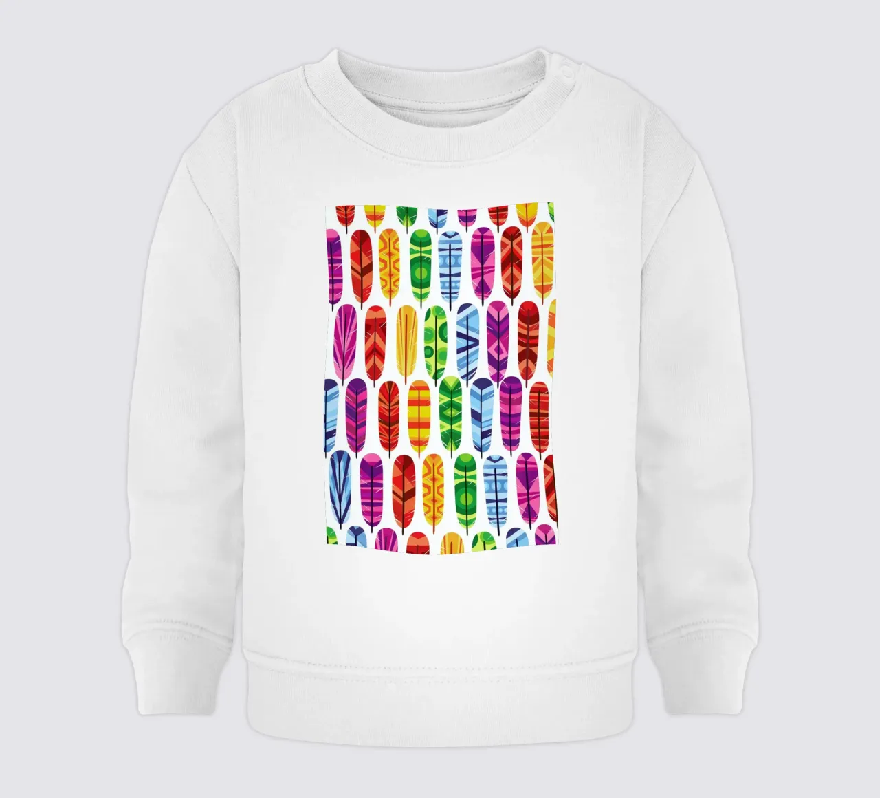 Feathers felpa neonato da Chris Wharton