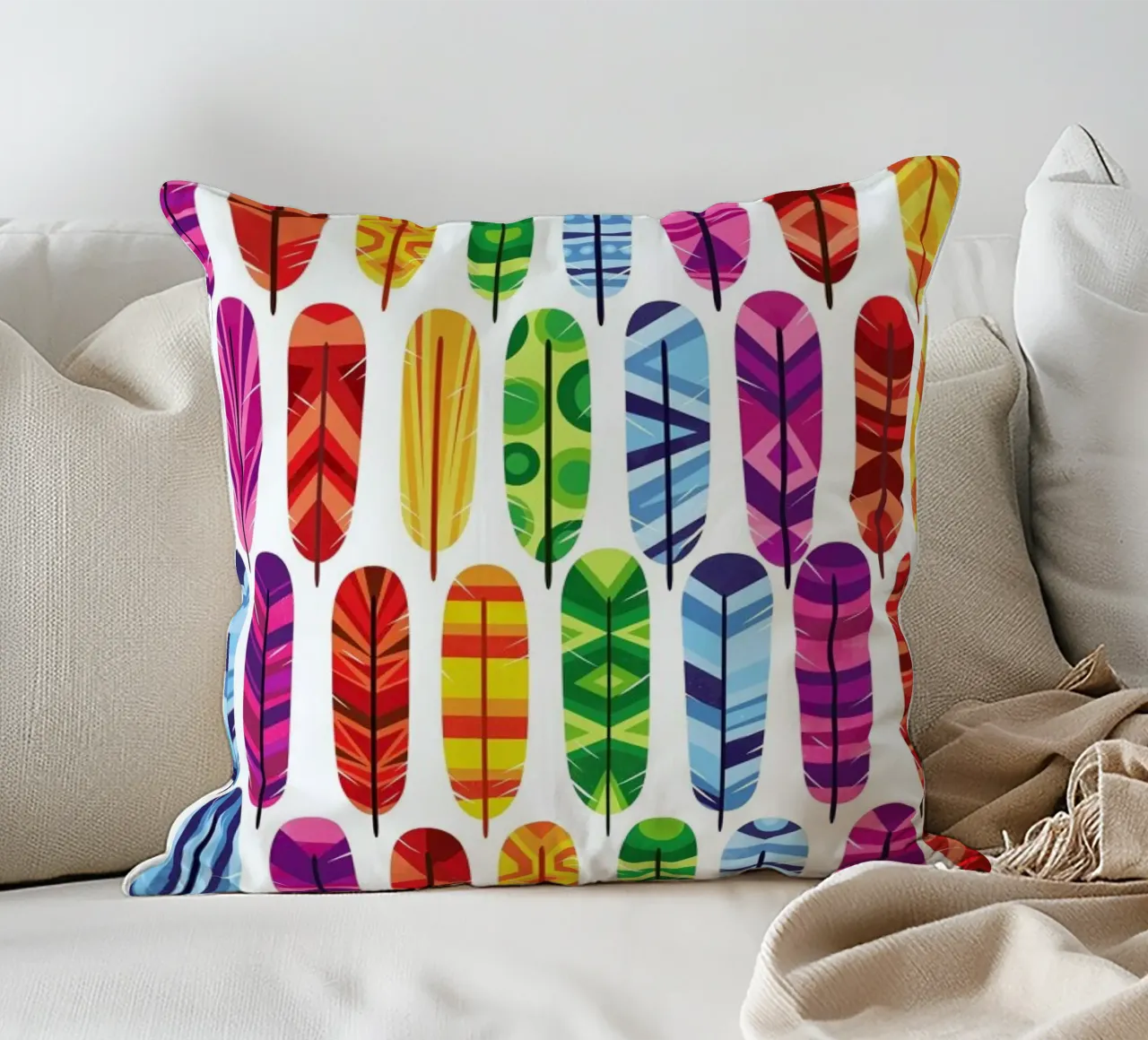 Feathers cuscino da Chris Wharton