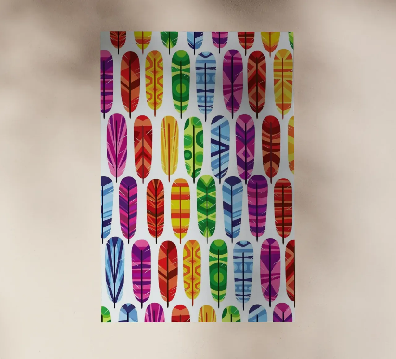 Feathers pellicola backlit da Chris Wharton