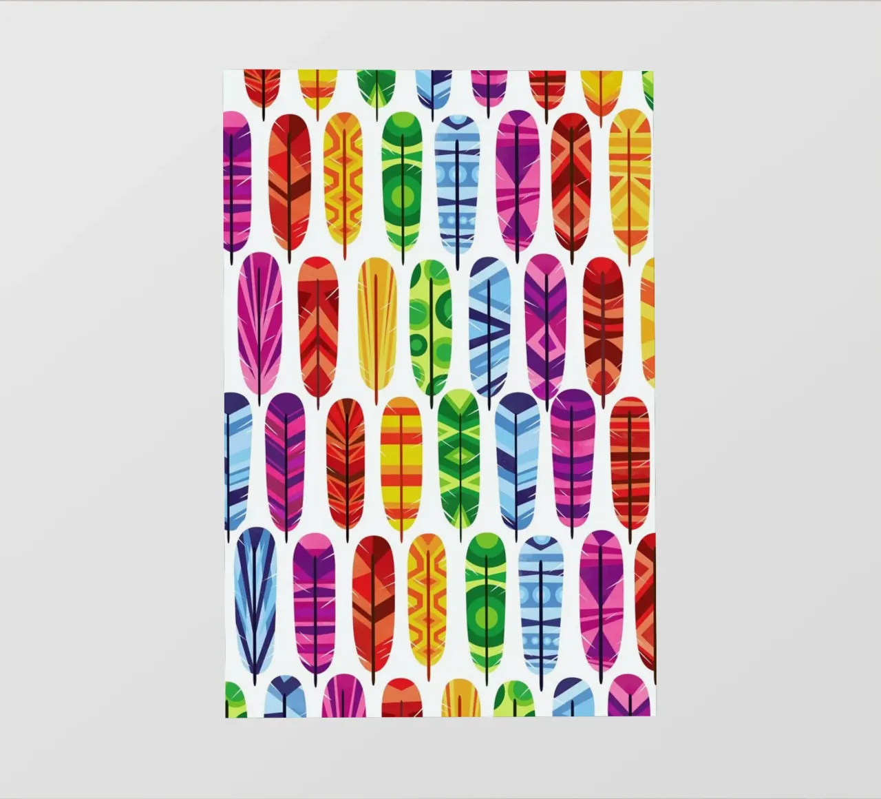 Feathers pellicola backlit da Chris Wharton