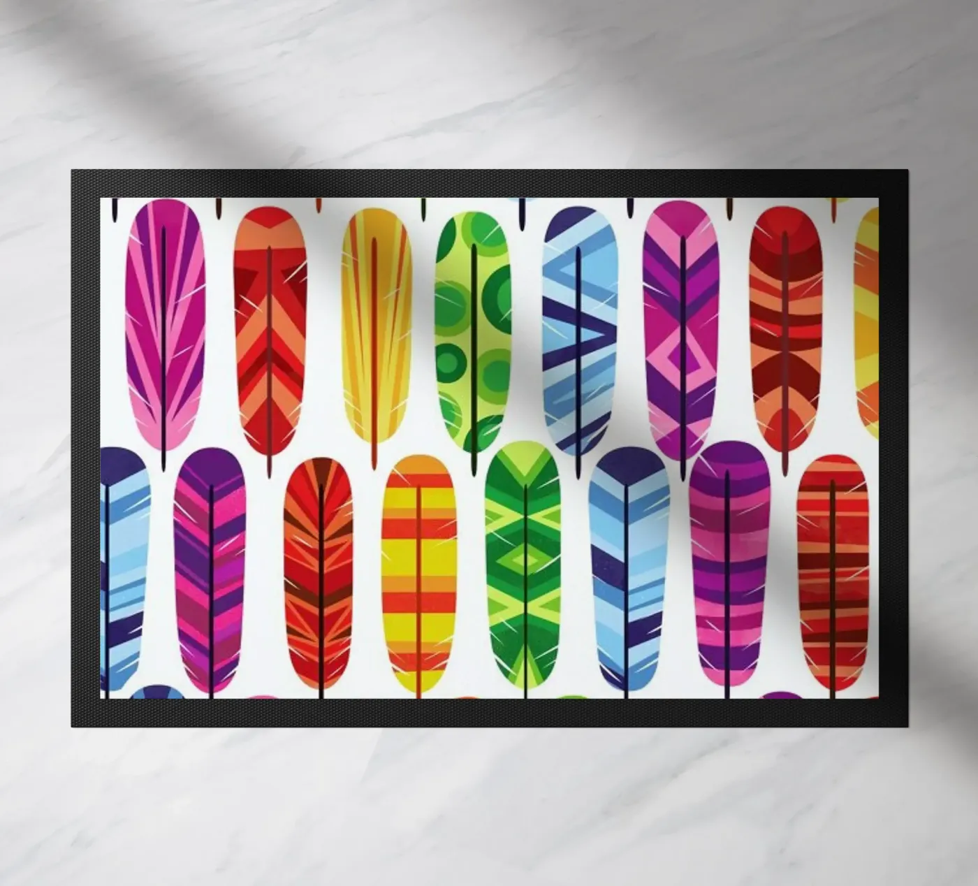 Feathers Fußmatte von Chris Wharton