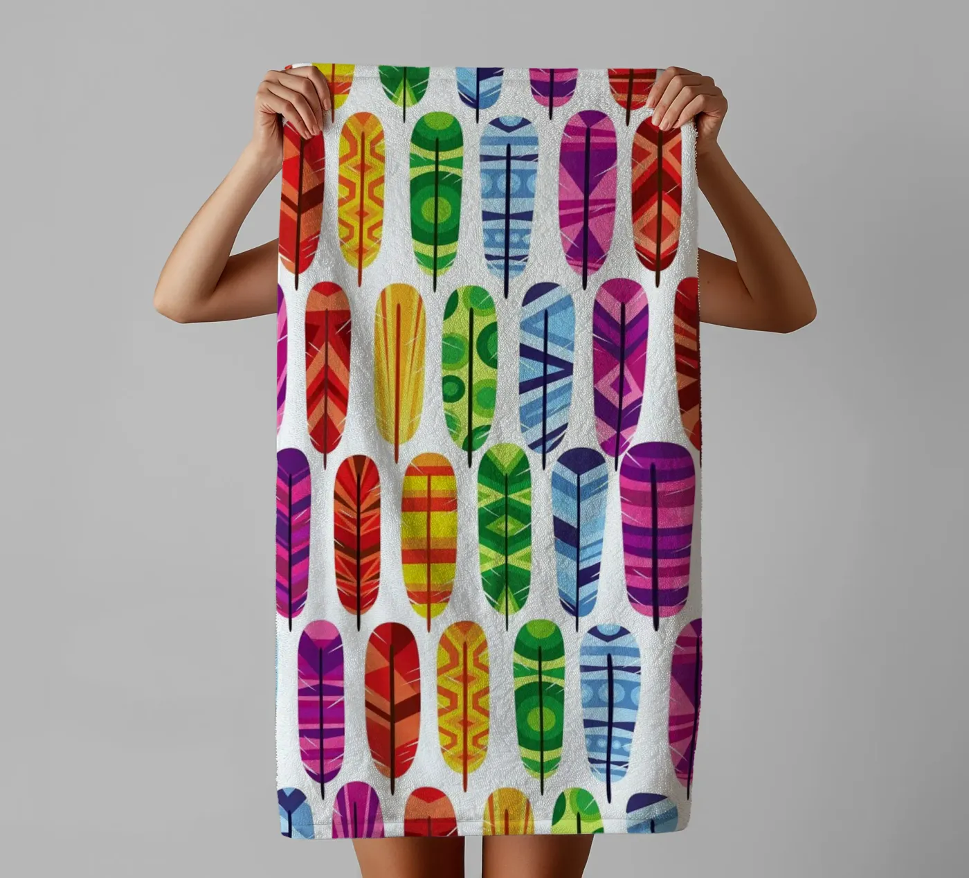 Feathers badhanddoek van Chris Wharton