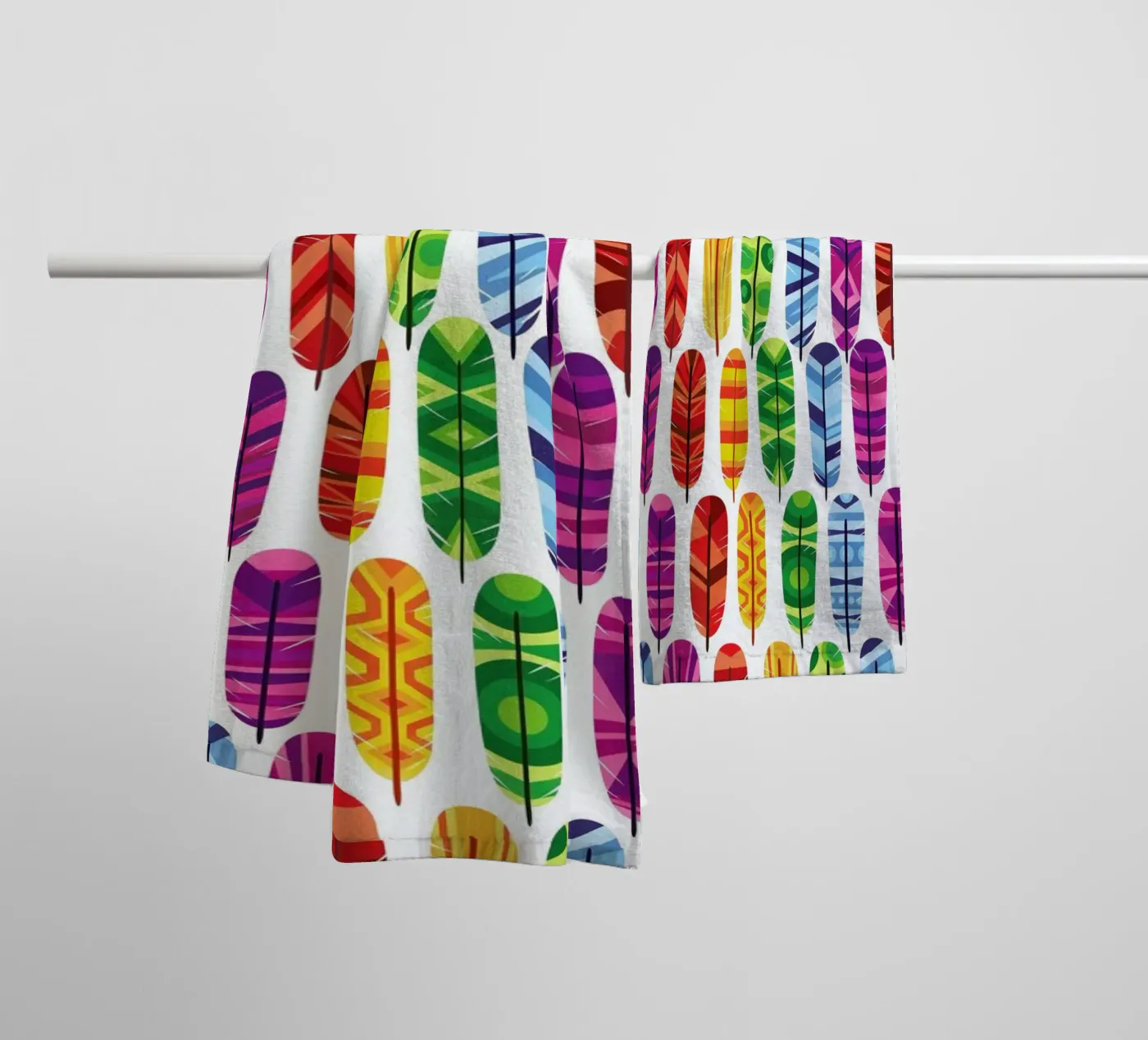 Feathers badhanddoek van Chris Wharton