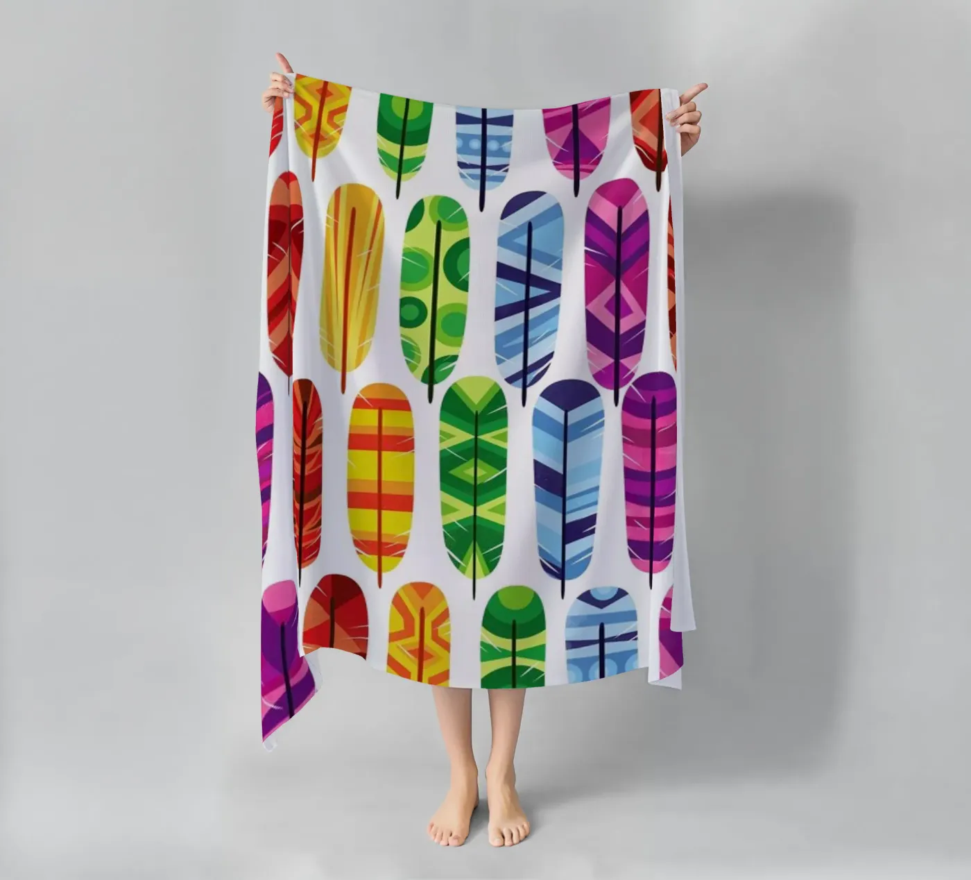 Feathers strandhanddoek van Chris Wharton
