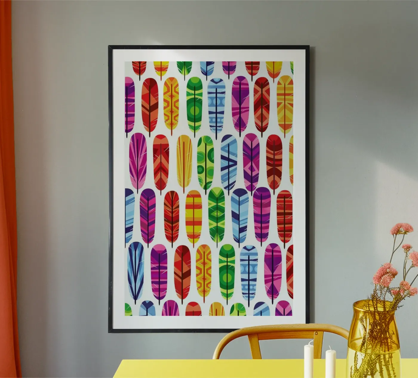 Feathers Poster von Chris Wharton