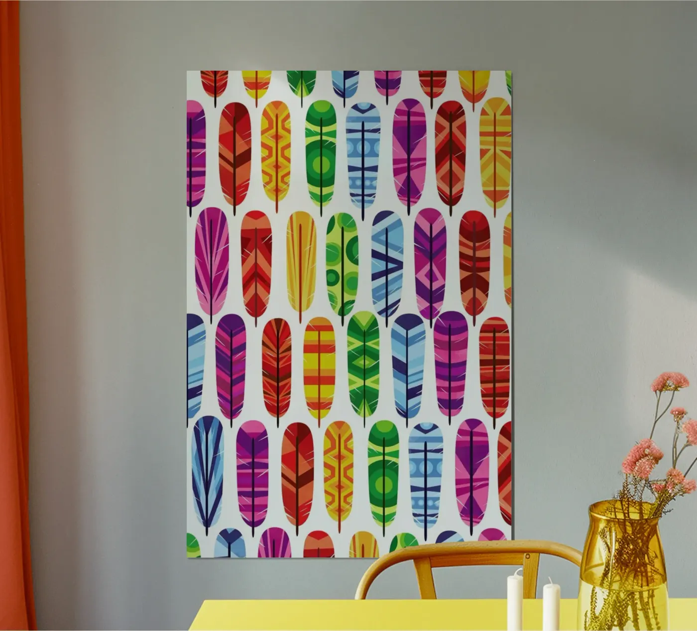 Feathers Poster von Chris Wharton