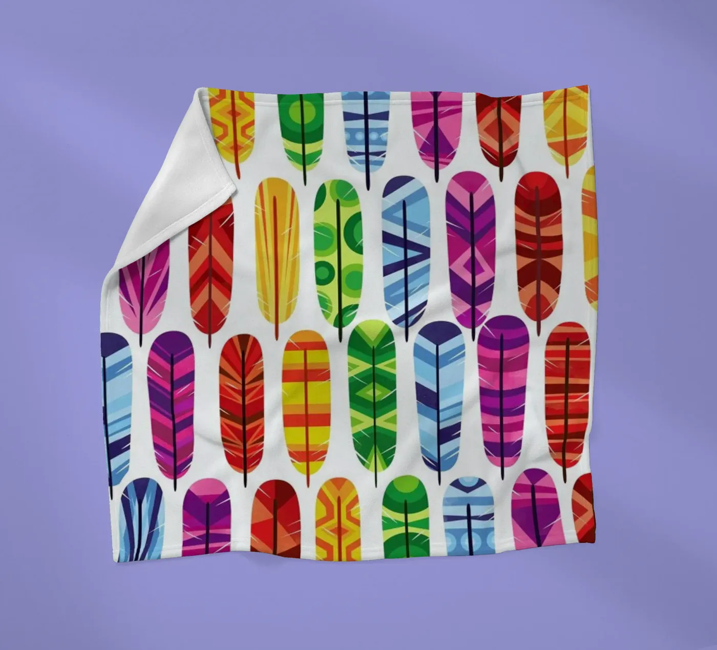 Feathers fleecedeken van Chris Wharton