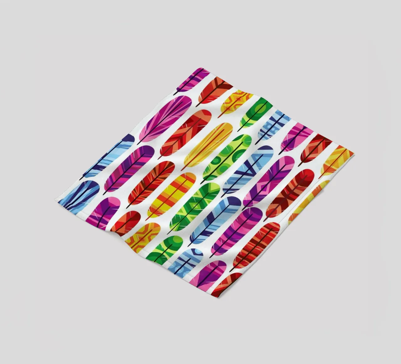 Feathers Fleecedecke von Chris Wharton