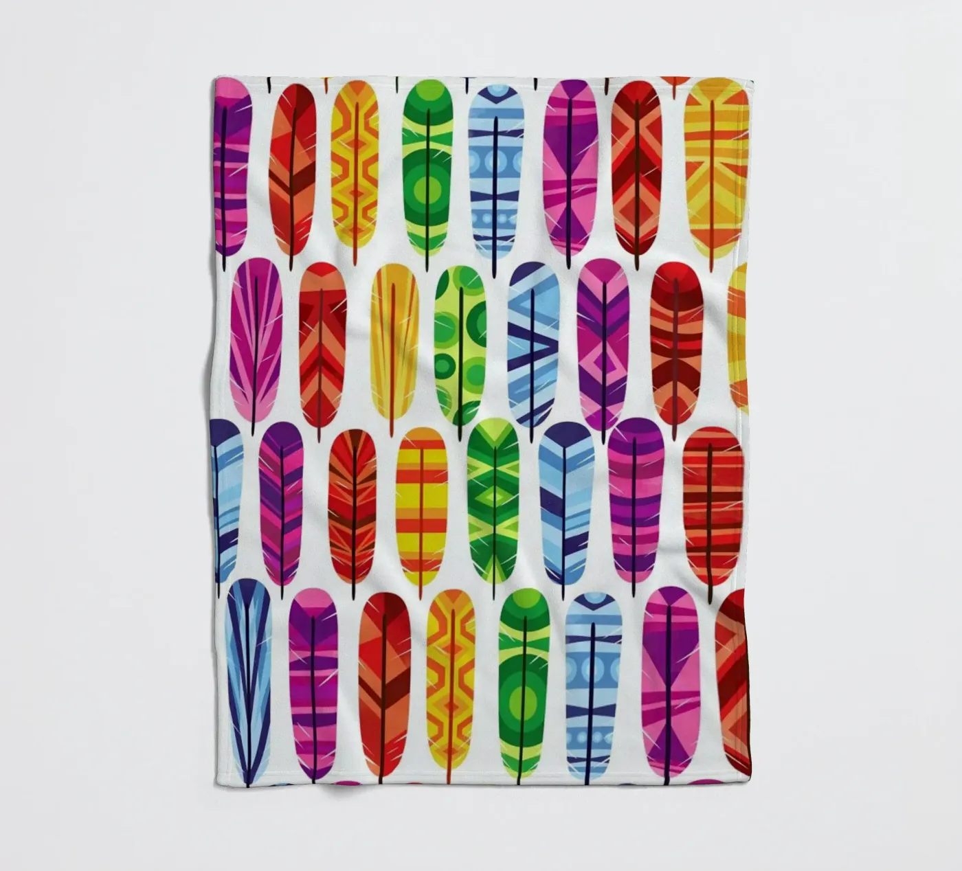Feathers Fleecedecke von Chris Wharton