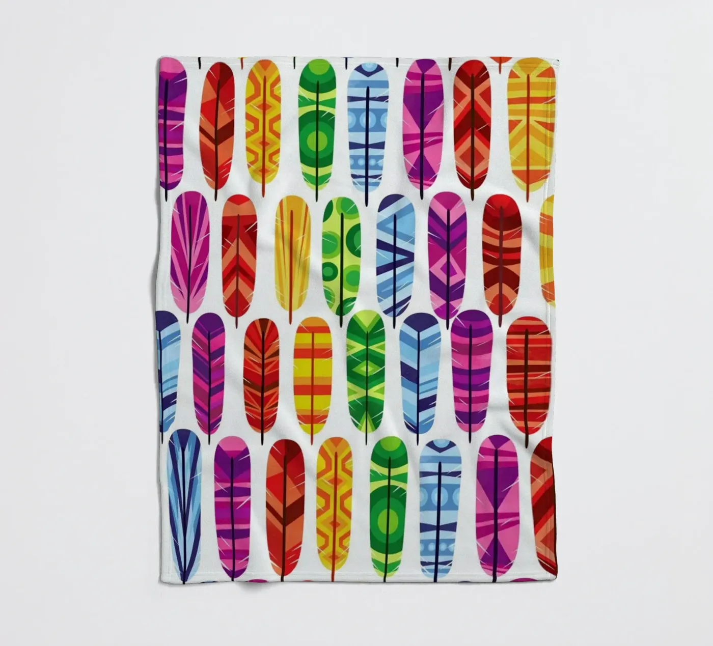 Feathers fleecedeken van Chris Wharton