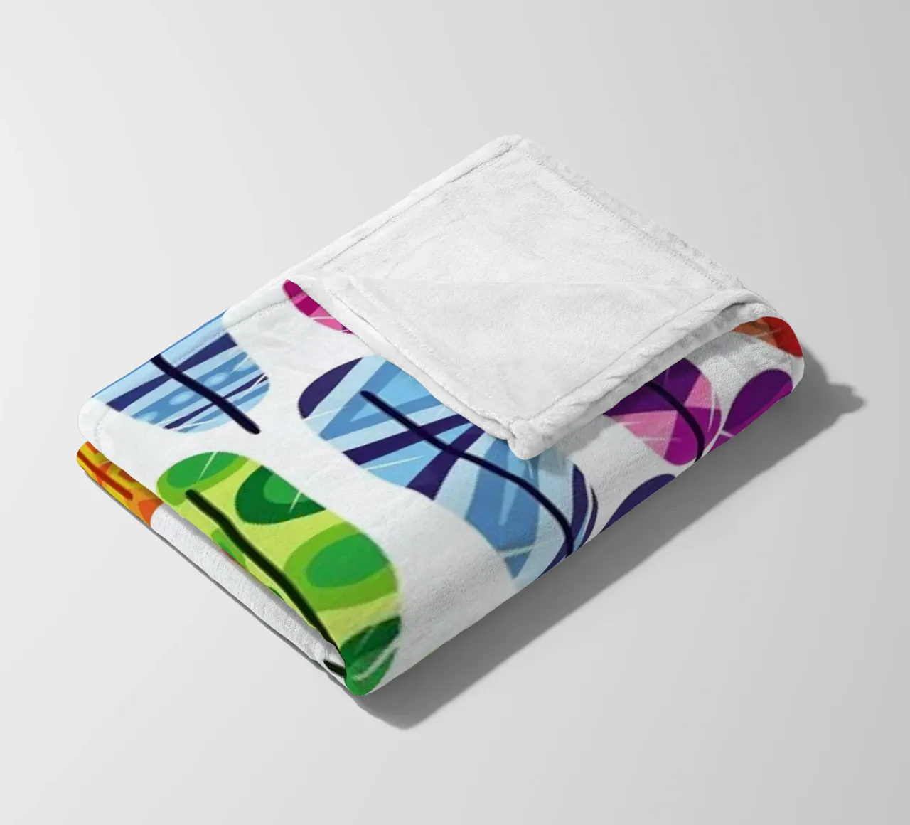 Feathers Fleecedecke von Chris Wharton