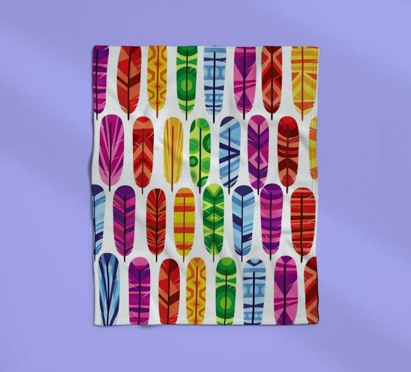 Feathers fleecedeken van Chris Wharton