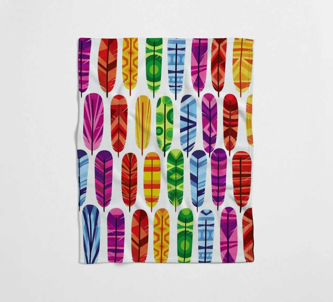 Feathers Fleecedecke von Chris Wharton