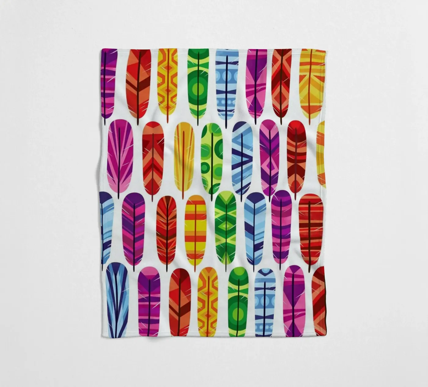 Feathers fleecedeken van Chris Wharton