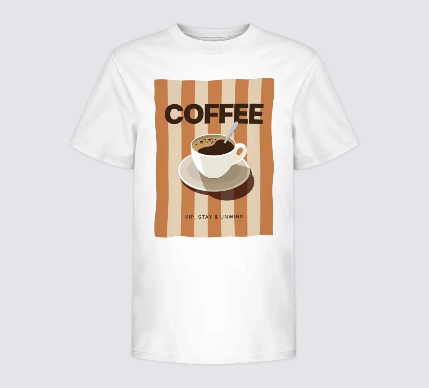 Caffè t-shirt bambini da Tamsen Design