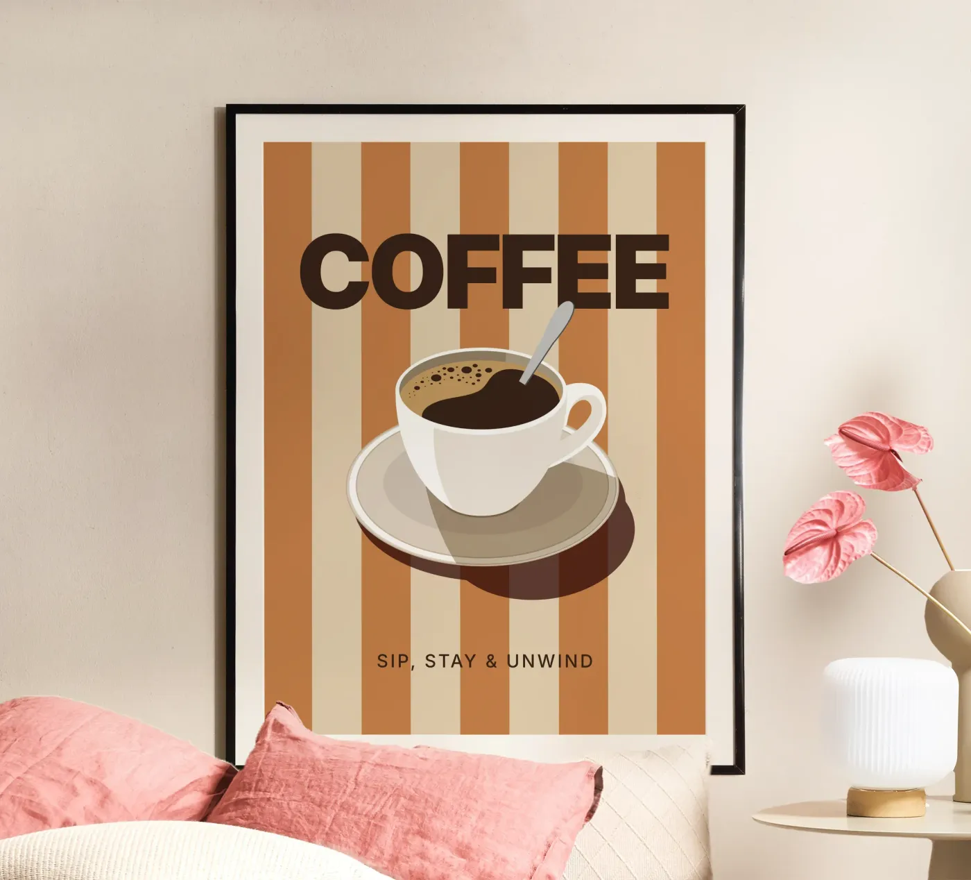 Kaffee Poster von Tamsen Design
