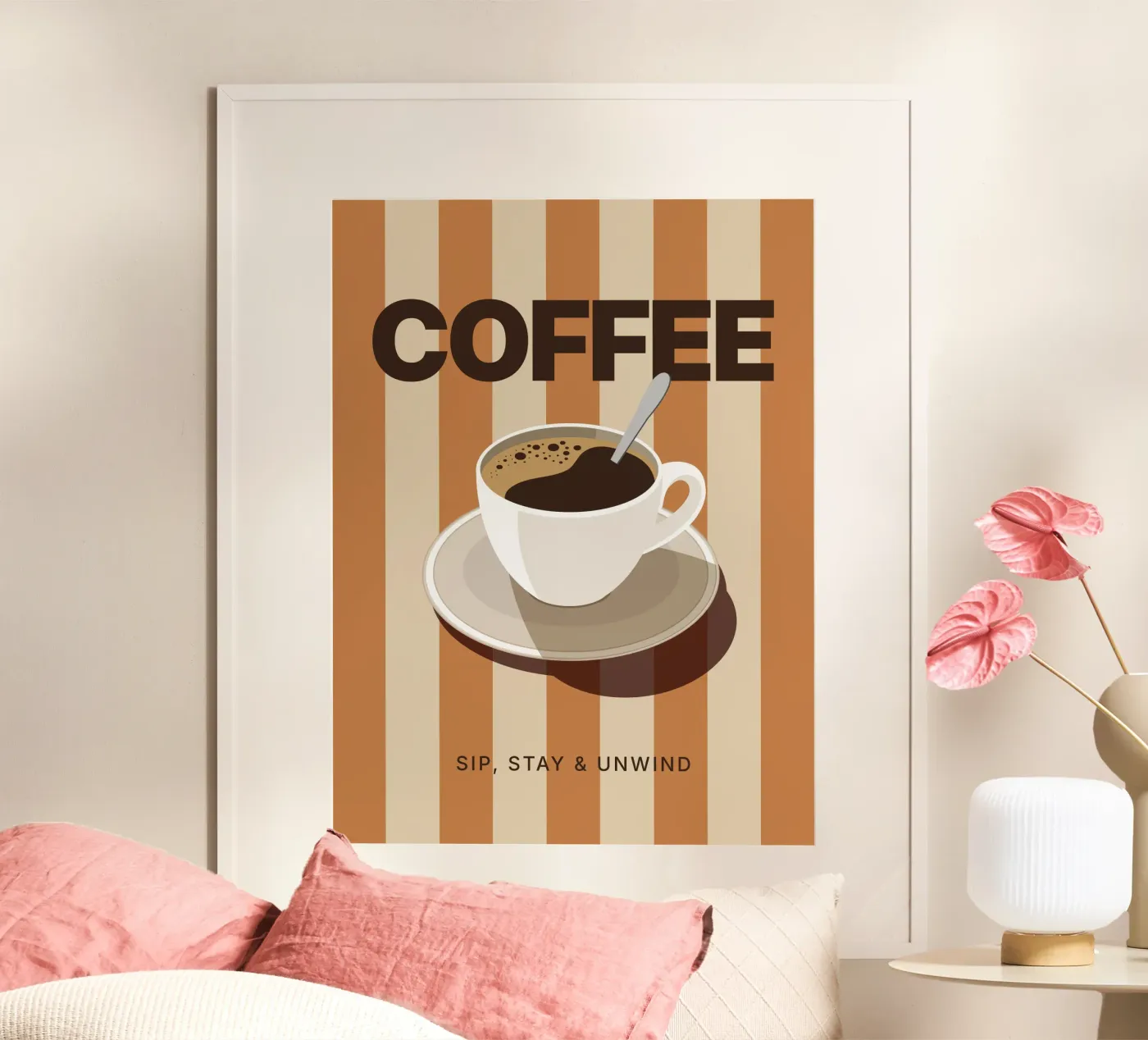Kaffee Poster von Tamsen Design