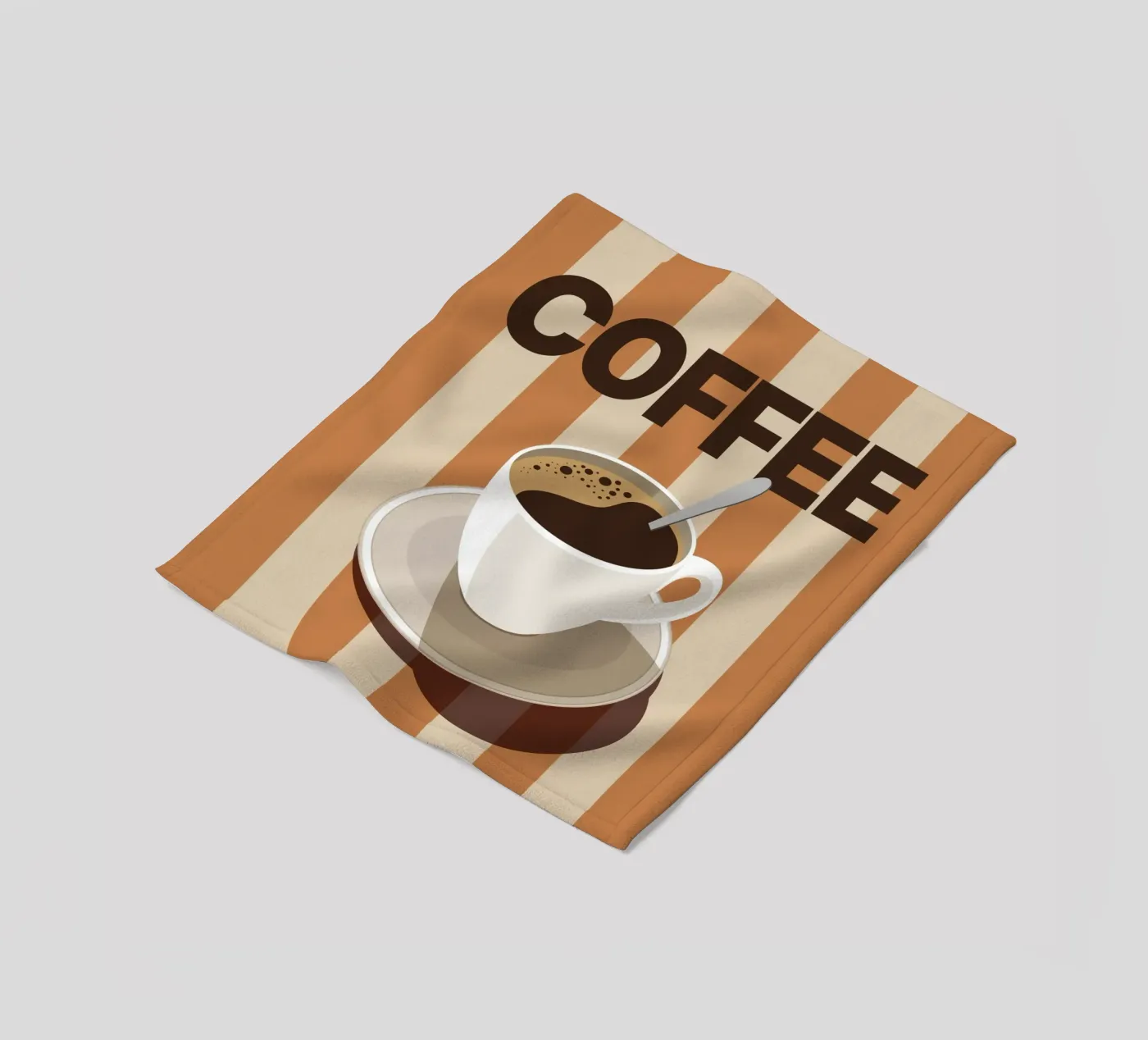 Kaffee Fleecedecke von Tamsen Design