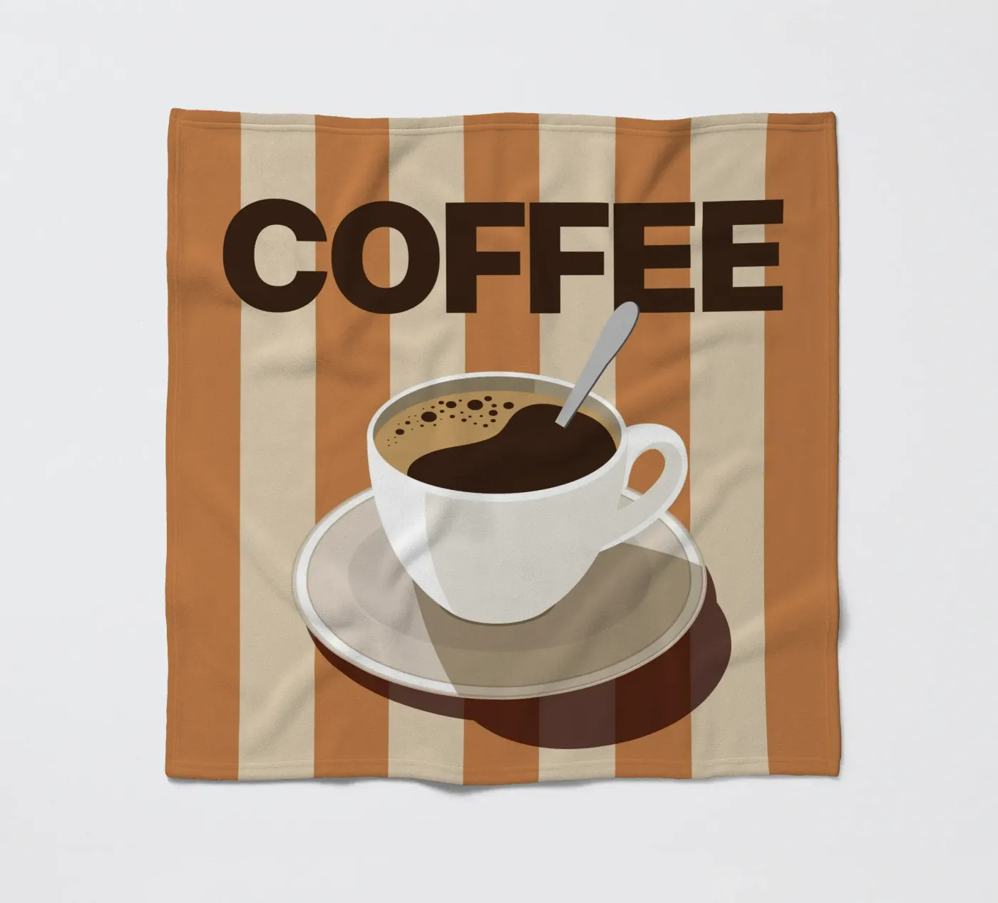 Kaffee Fleecedecke von Tamsen Design