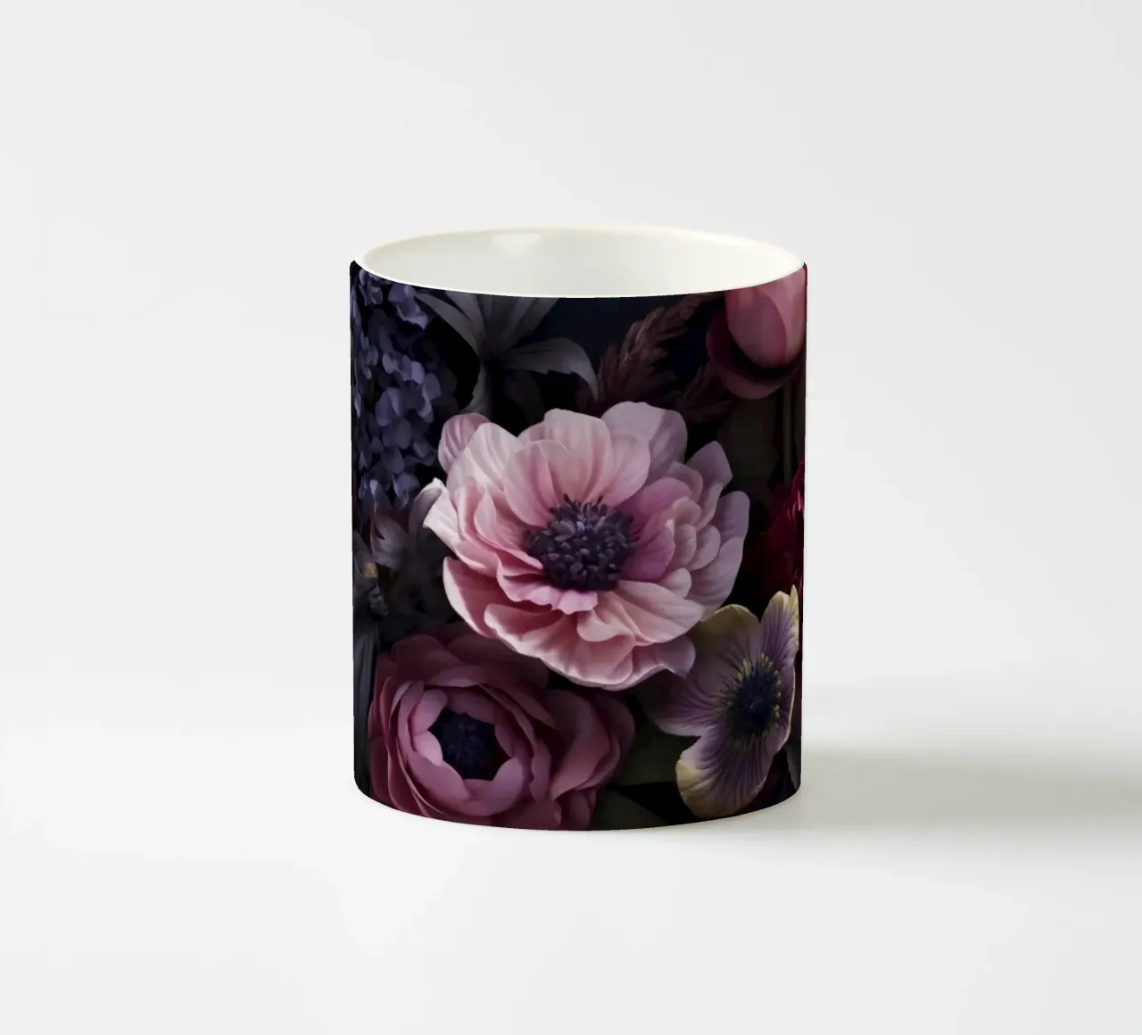 Botanica notturna Vibes rosa malva tazza in ceramica da Andrea Haase Floral Passion