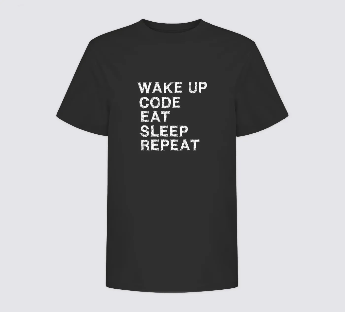 Wake up. Code. Eat. Sleep. Repeat. t-shirt bambini da Happy Eagle