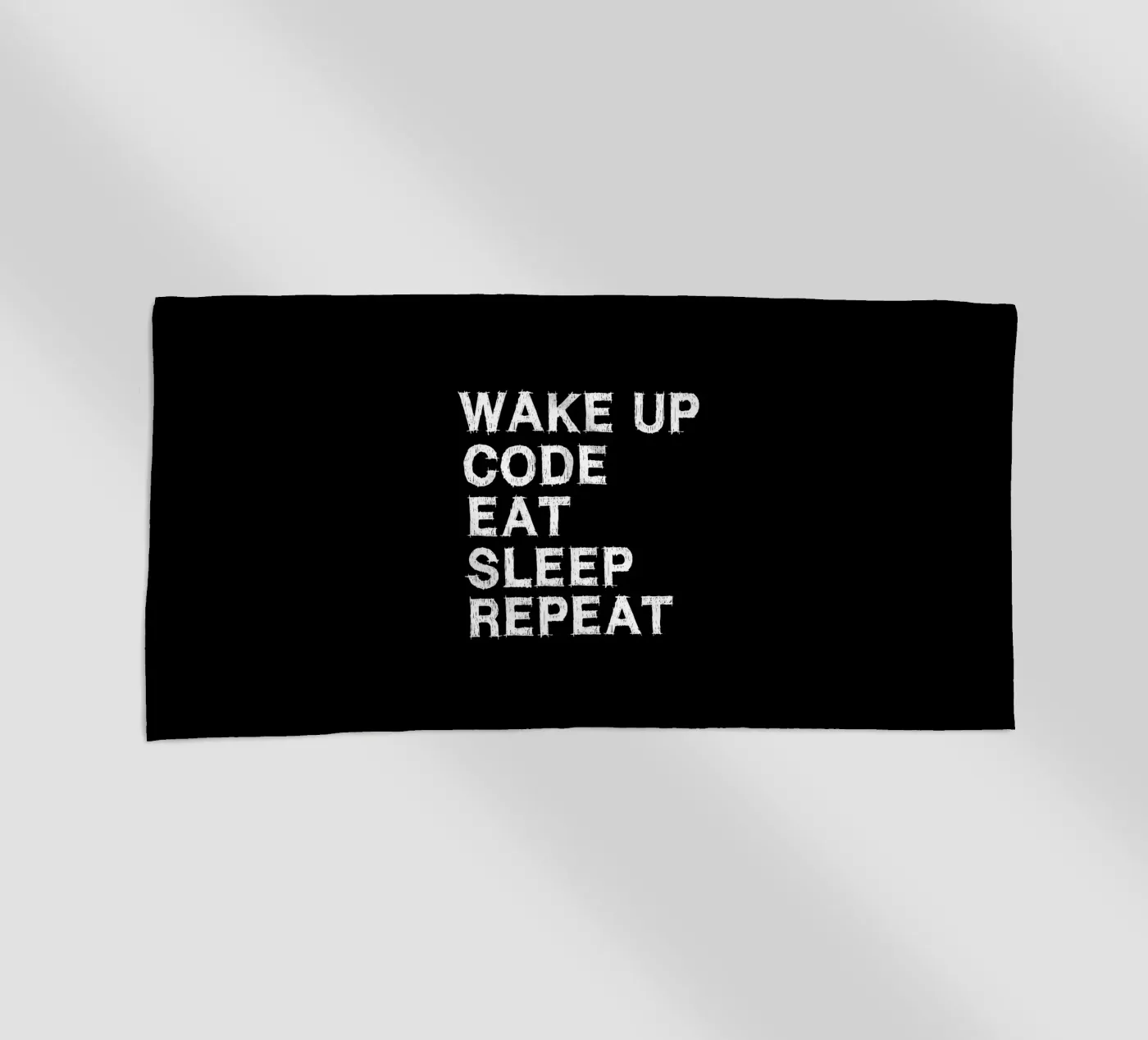 Wake up. Code. Eat. Sleep. Repeat. telo mare da Happy Eagle