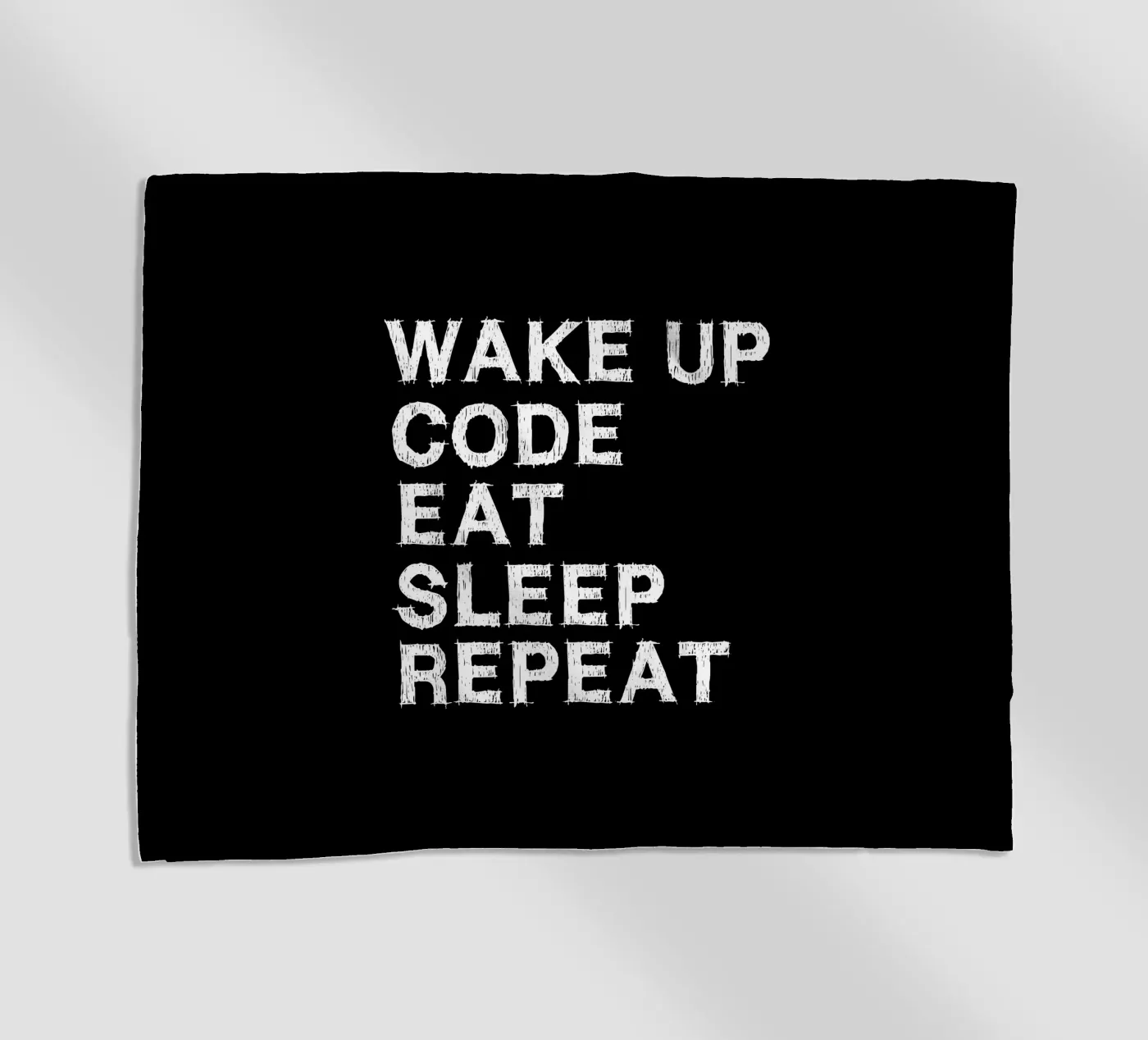 Wake up. Code. Eat. Sleep. Repeat. telo mare da Happy Eagle