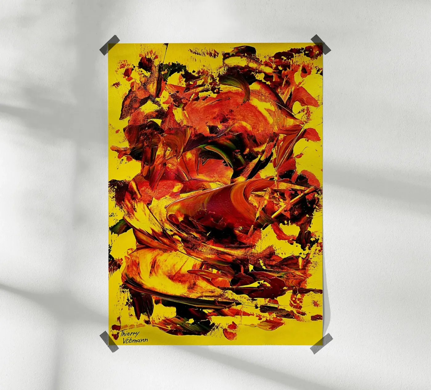 IDEAL GIFT 25 poster da Thierry Vobmann Abstract painting