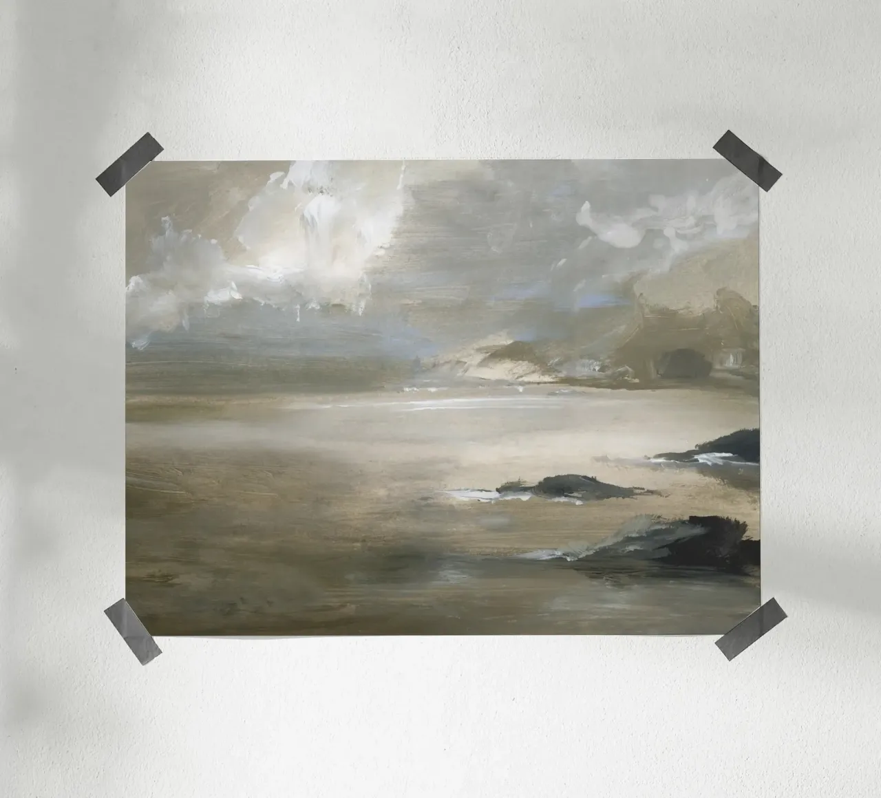 Bay Breeze poster with aluminum frame by Dan Hobday