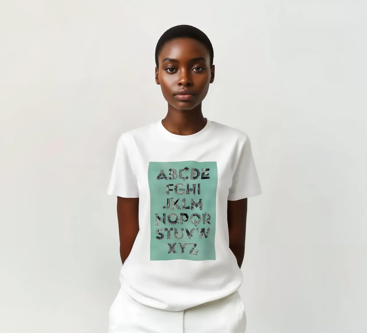Steampunk Alphabet A-Z t-shirt da Birgit Palma