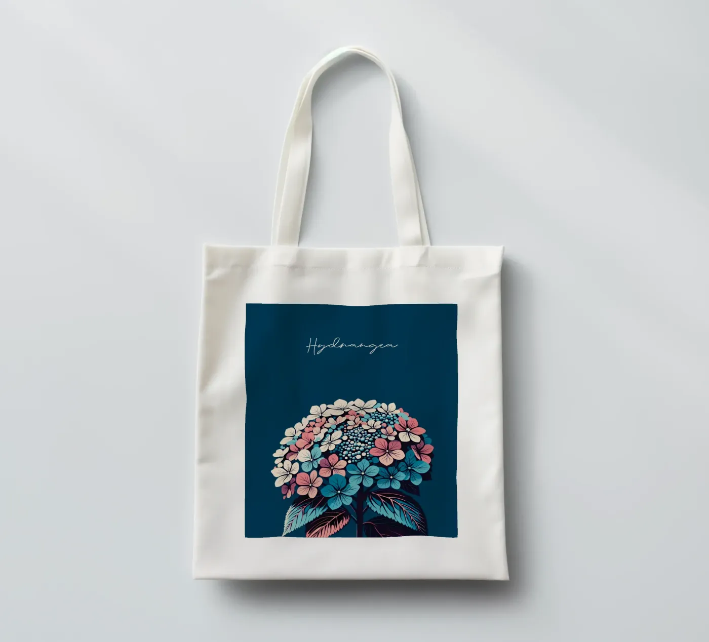 Hydrangea tote bag by Digital Naive