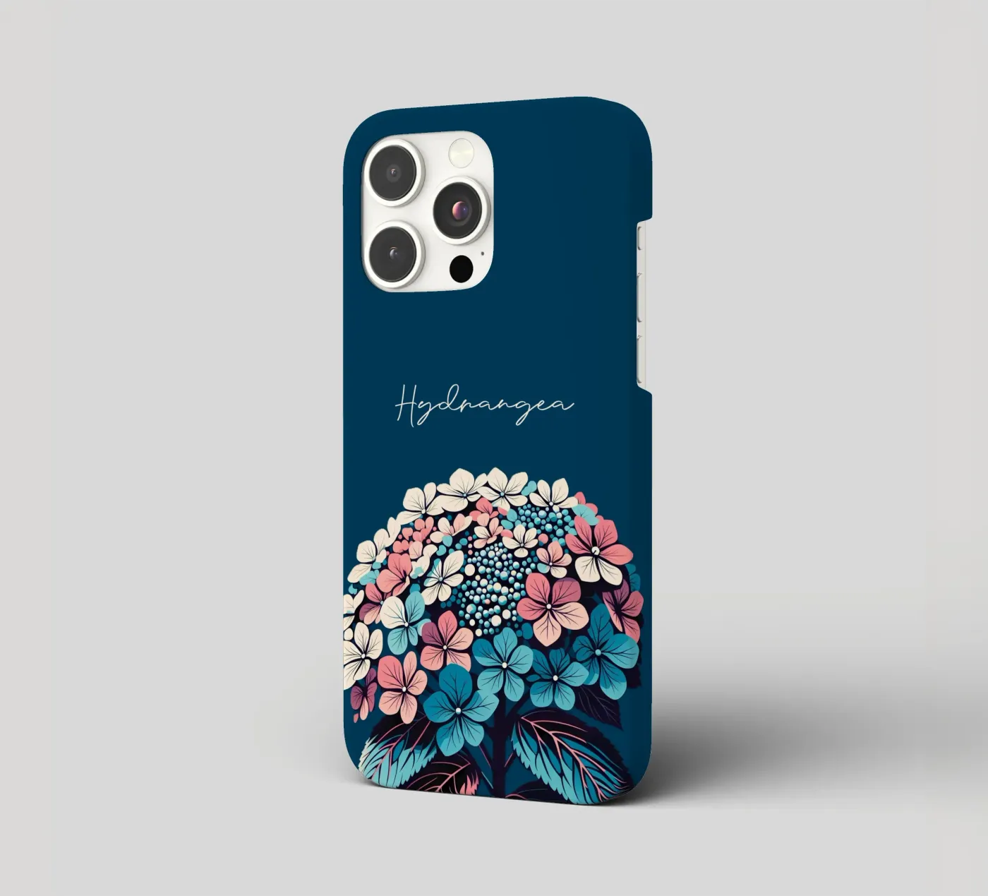 Hydrangea iphone case by Digital Naive