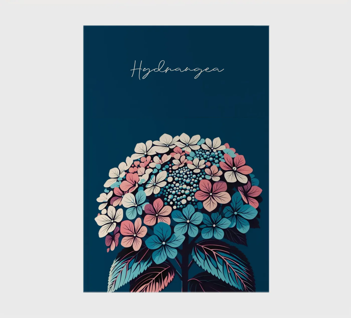 Hydrangea quaderno da Digital Naive
