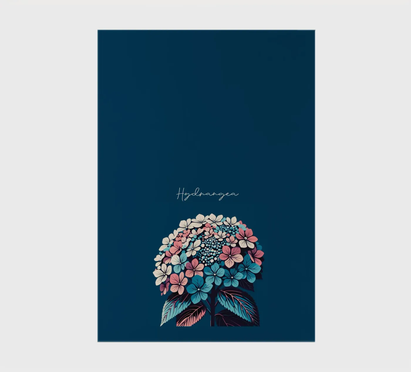 Hydrangea quaderno da Digital Naive