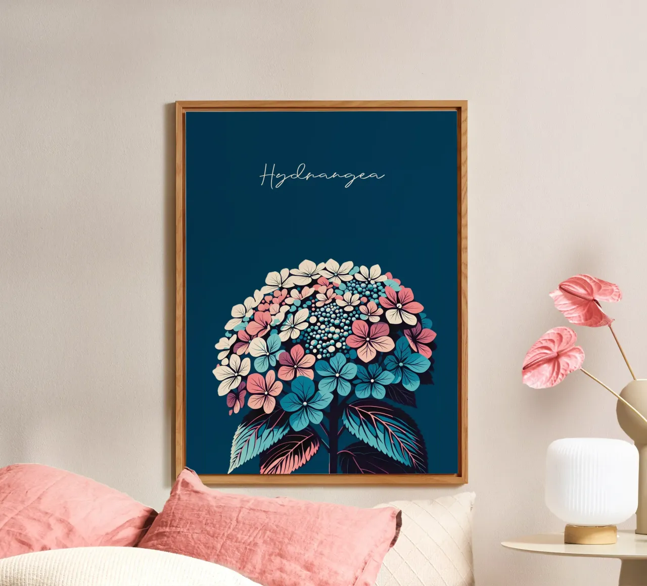 Hydrangea forex plate by Digital Naive