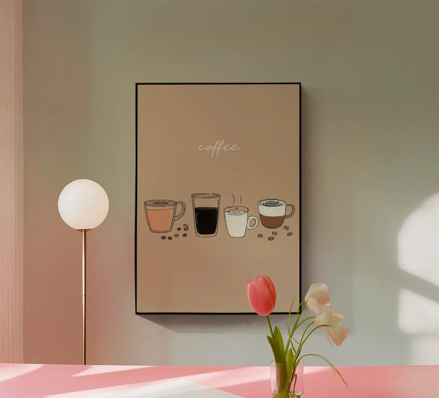 Coffee set acrylic glass by george andreas