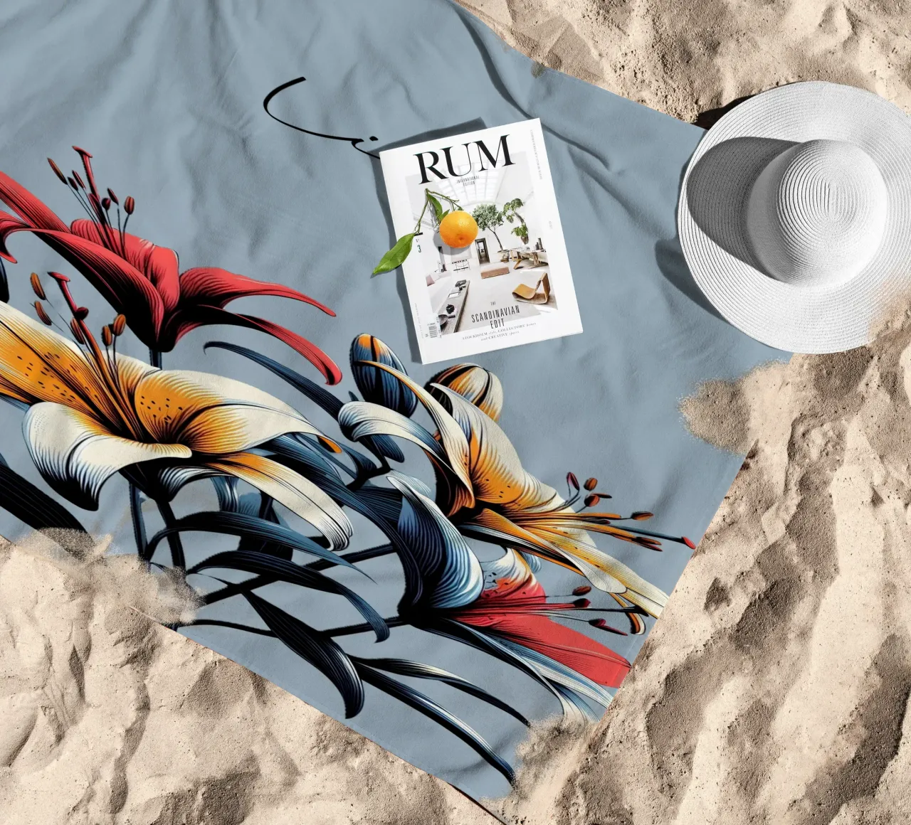 Gigli telo mare da Digital Naive