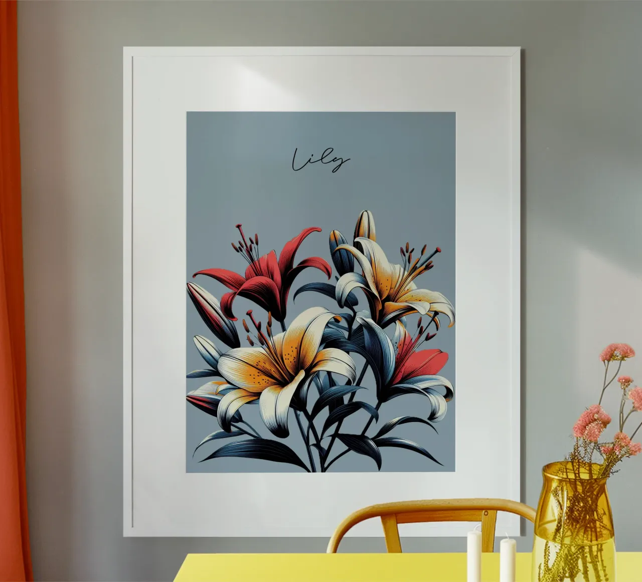 Lilies poster da Digital Naive